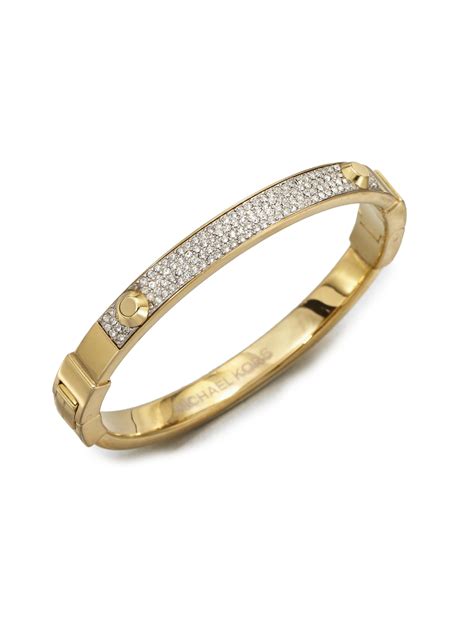 michael kors gold bracelet price|Michael Kors diamond bangle bracelet.